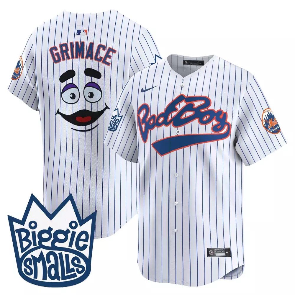 grimace men new york mets grimace mcdonalds vapor premier limited jersey printed