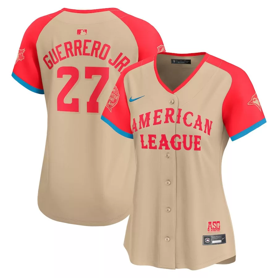 guerrero jr women american league 2024 allstar game limited jersey cream