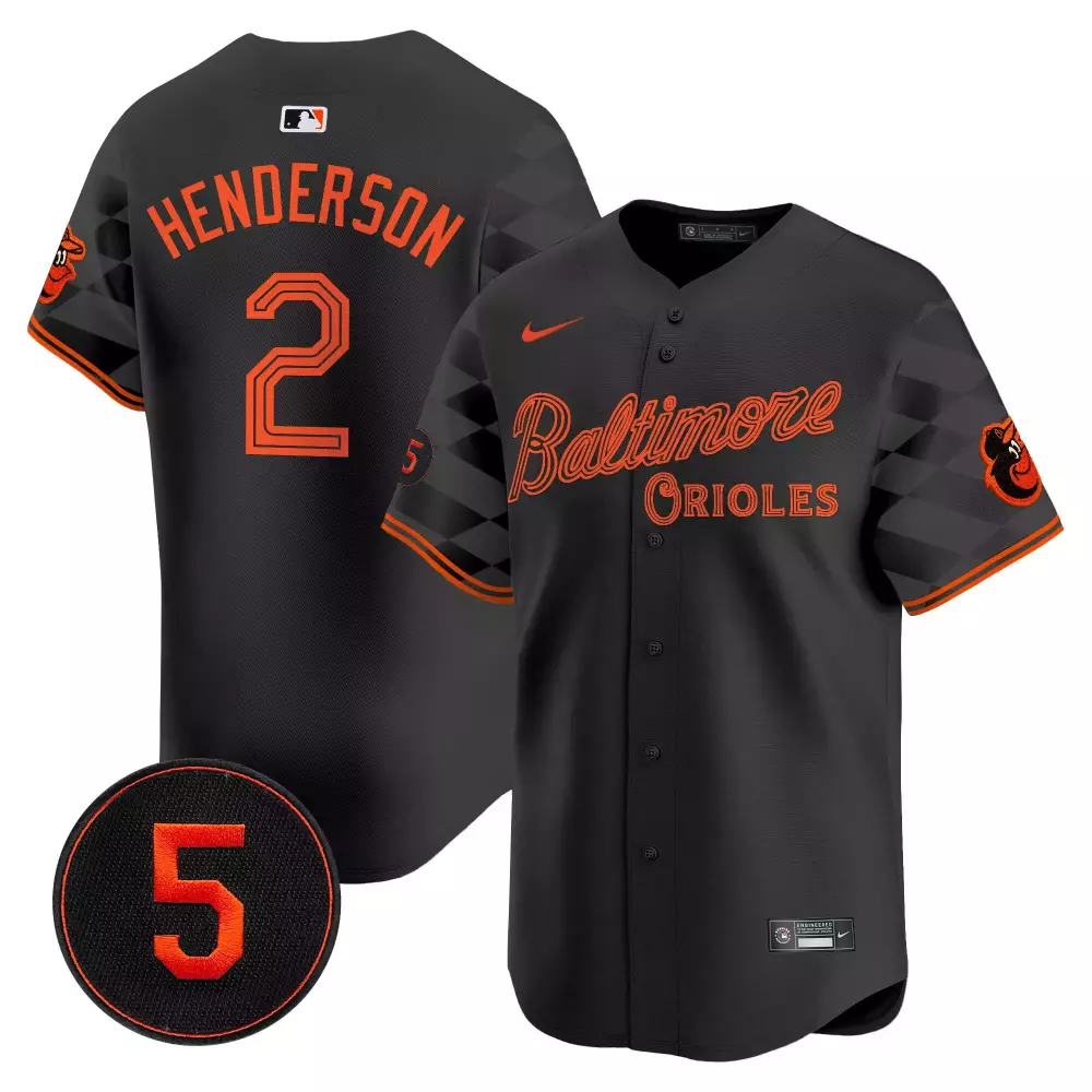 gunnar henderson alternate women s baltimore orioles halloween vapor premier limited jersey all stitched