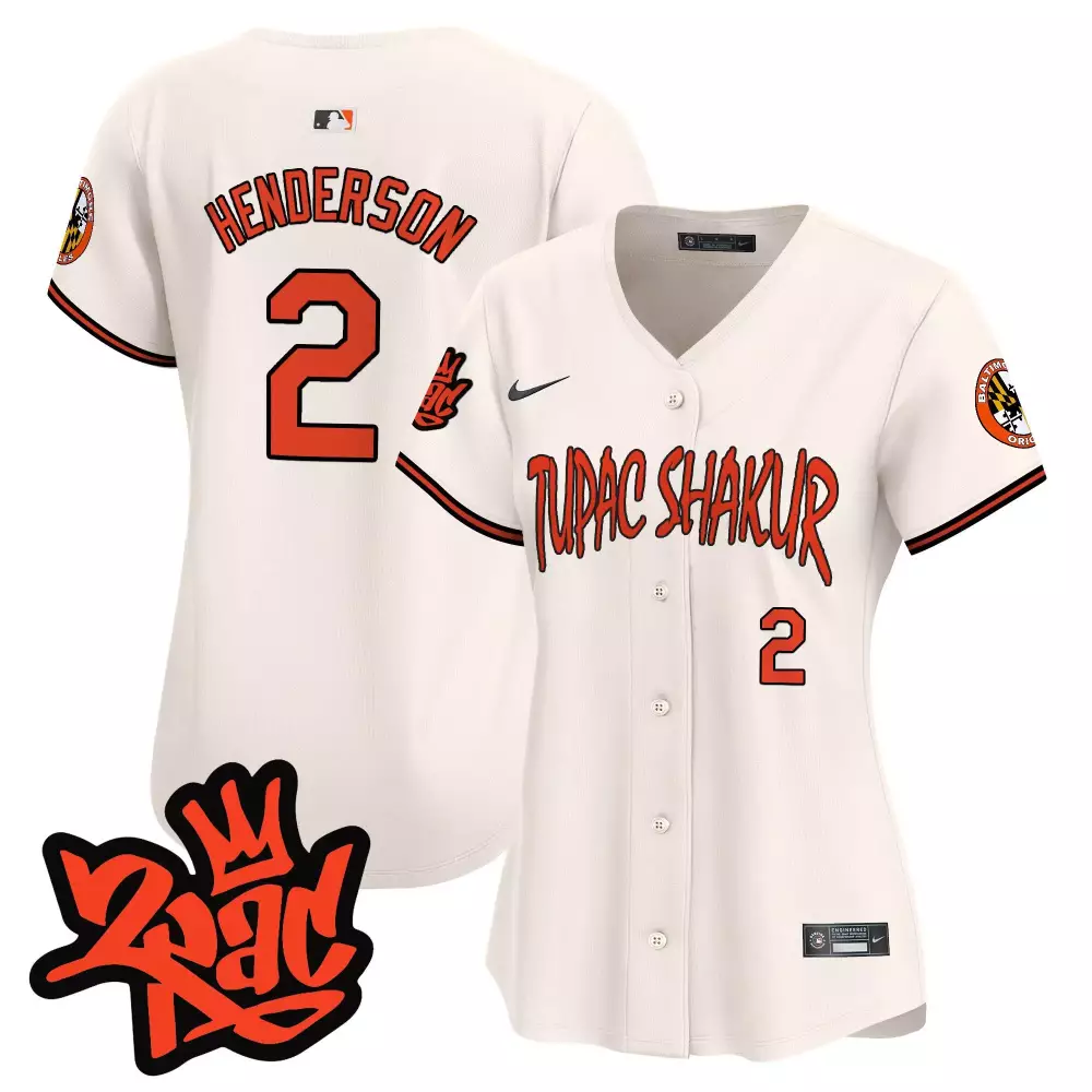 gunnar henderson cream women s baltimore orioles robinson patch vapor premier limited jersey v6 all stitched