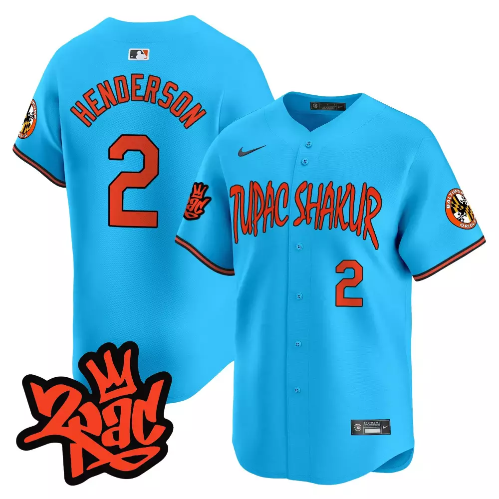 gunnar henderson light blue men s baltimore orioles robinson patch vapor premier limited jersey v9 all stitched