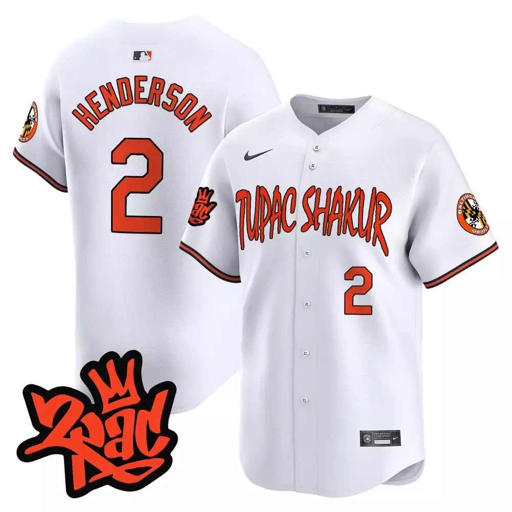 gunnar henderson white men s baltimore orioles robinson patch vapor premier limited jersey v9 all stitched