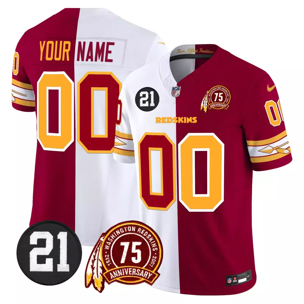half youth washington redskins 75th sean taylor patch vapor limited custom jersey v2 all stitched