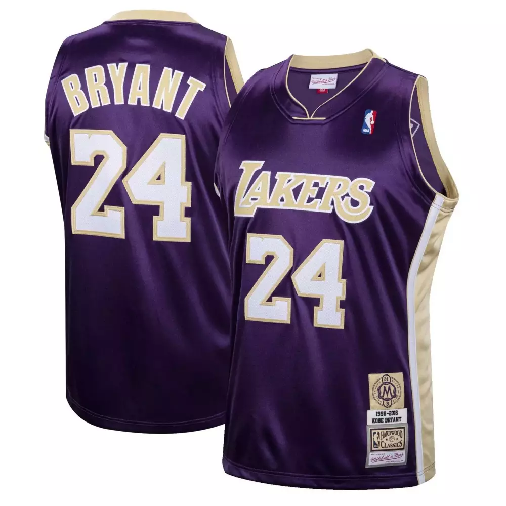 hardwood gold men 2023 kobe bryant los angeles lakers collection jersey all stitched