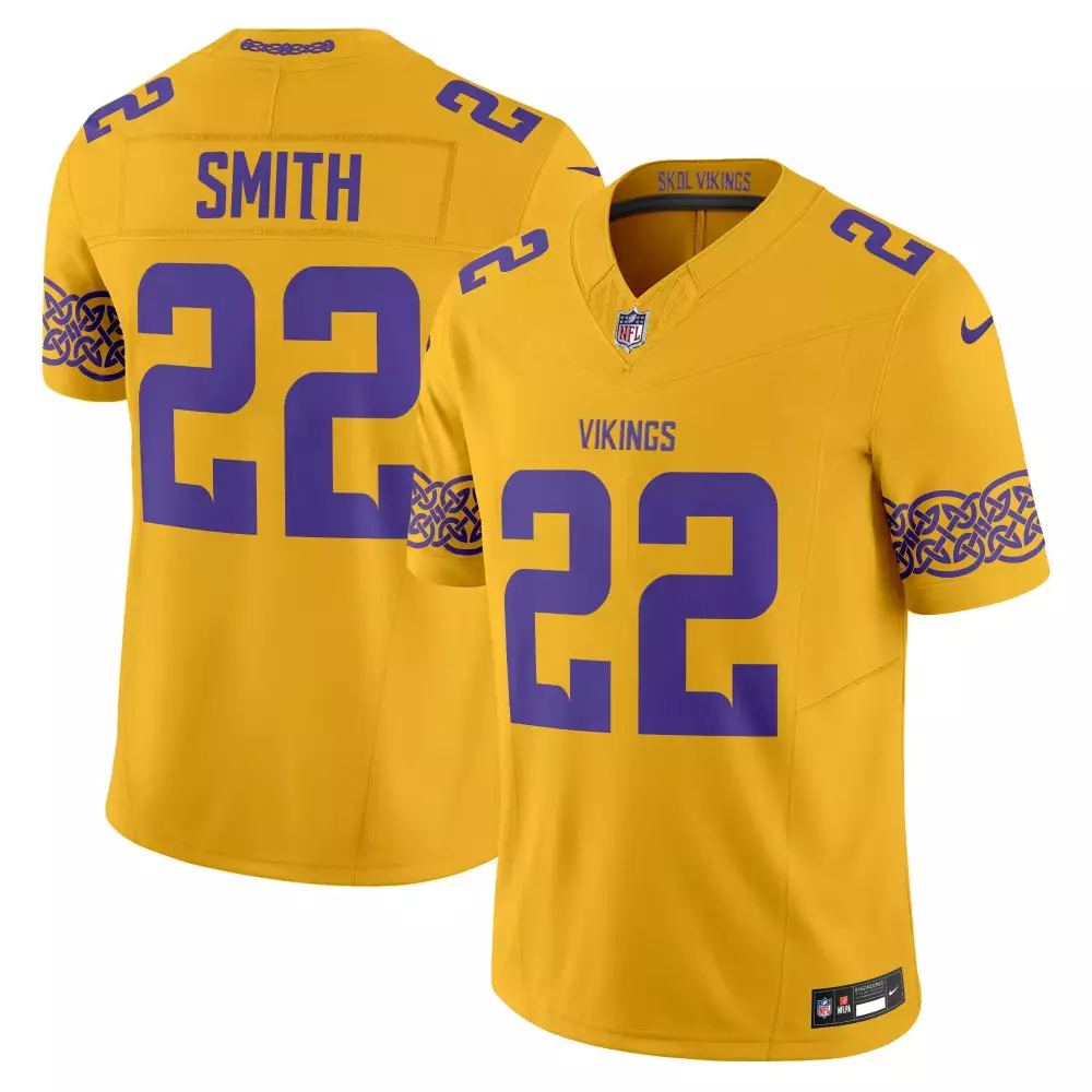 harrison smith cream mens vikings 2024 prince vapor limited jersey all stitched