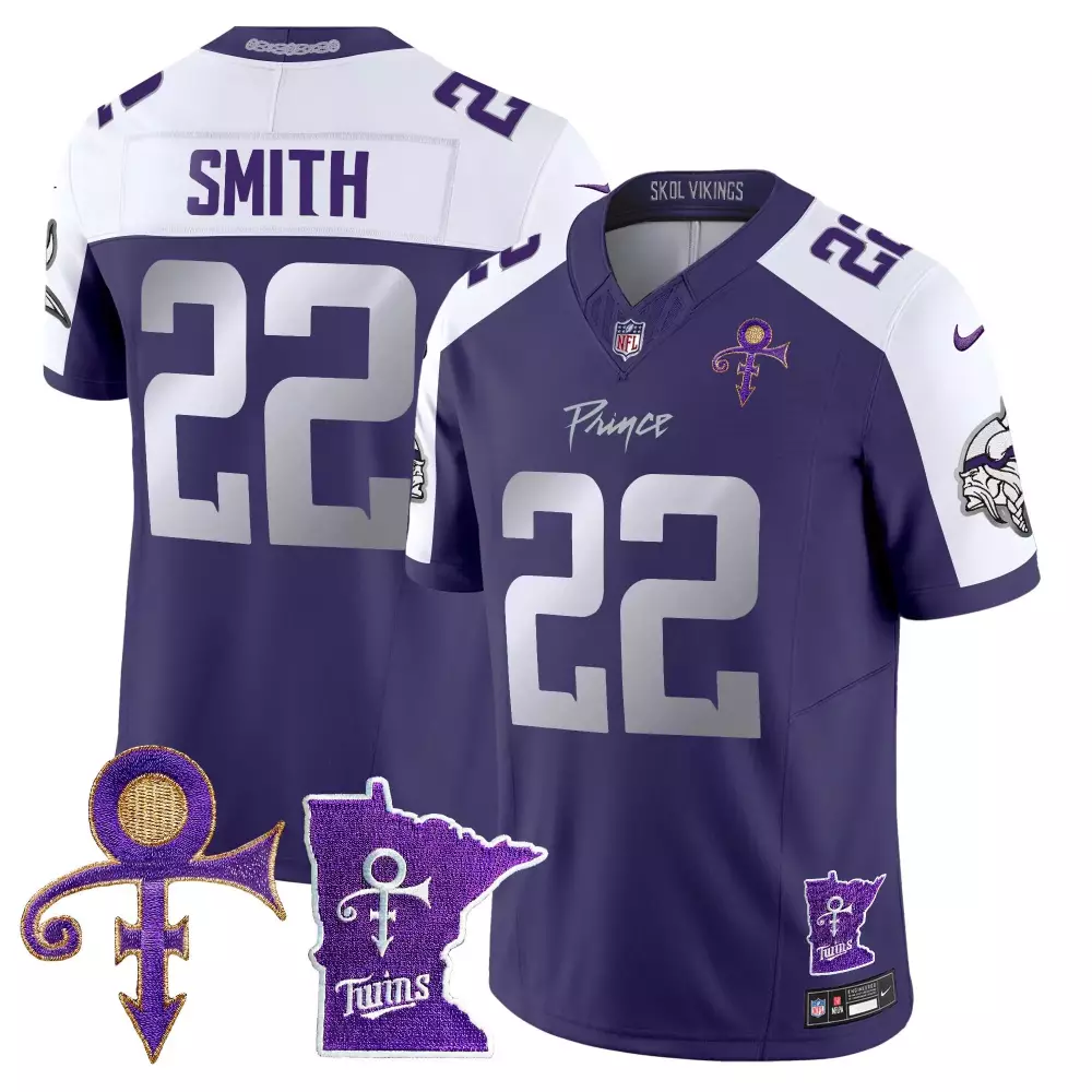 harrison smith purple alternate mens vikings 2024 prince vapor limited jersey v2 all stitched