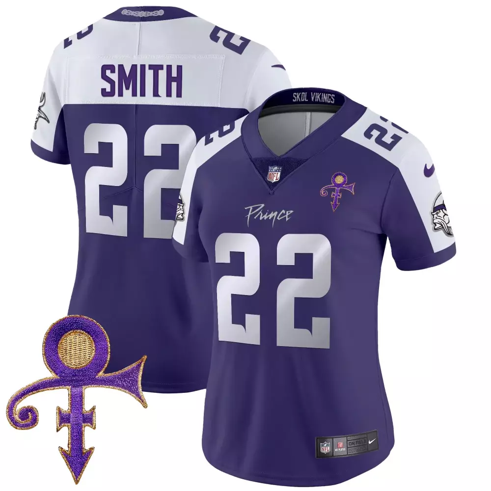 harrison smith purple alternate mens vikings 2024 prince vapor limited jersey v2 all stitched