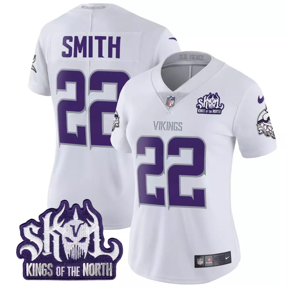 harrison smith white limited mens vikings 2024 winter warrior skol patch vapor limited jersey all stitched