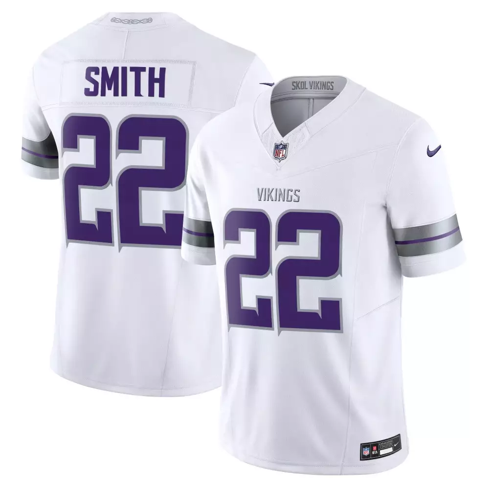 harrison smith white limited mens vikings 2024 winter warrior skol patch vapor limited jersey all stitched