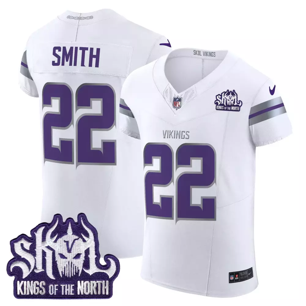 harrison smith white limited mens vikings 2024 winter warrior skol patch vapor limited jersey all stitched