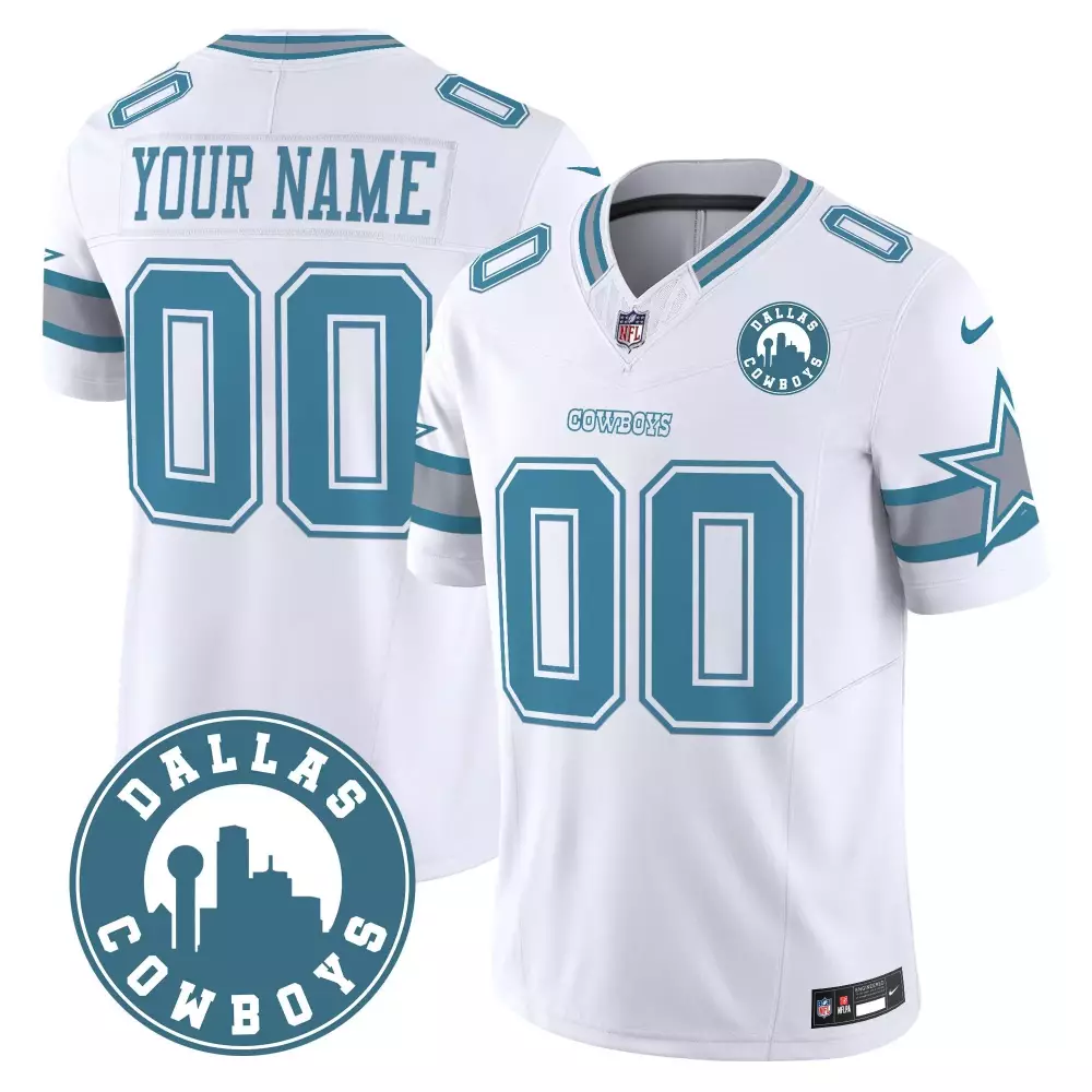 Heritage Youth Dallas Cowboys Vapor Limited Custom Jersey | Dallas City Patch Fan Gear | For Men, Women & Youth