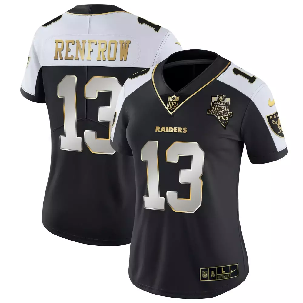 hunter renfrow alternate limited womens las vegas raiders vapor gold jersey all stitched