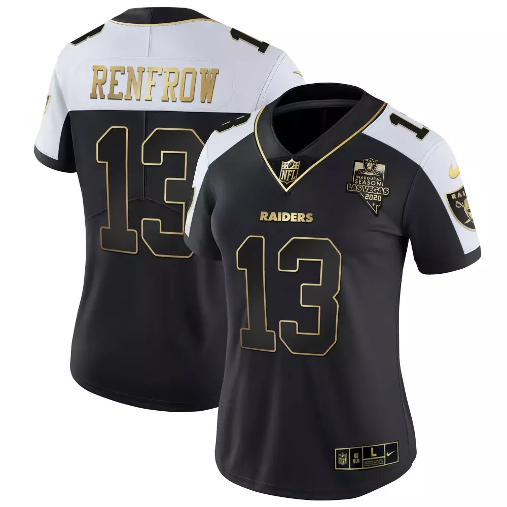 hunter renfrow alternate limited womens las vegas raiders vapor gold jersey all stitched
