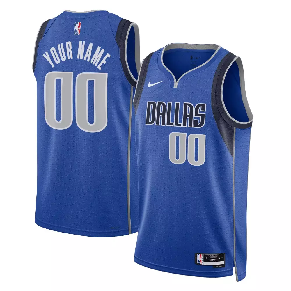 icon men dallas mavericks swingman custom jersey all stitched