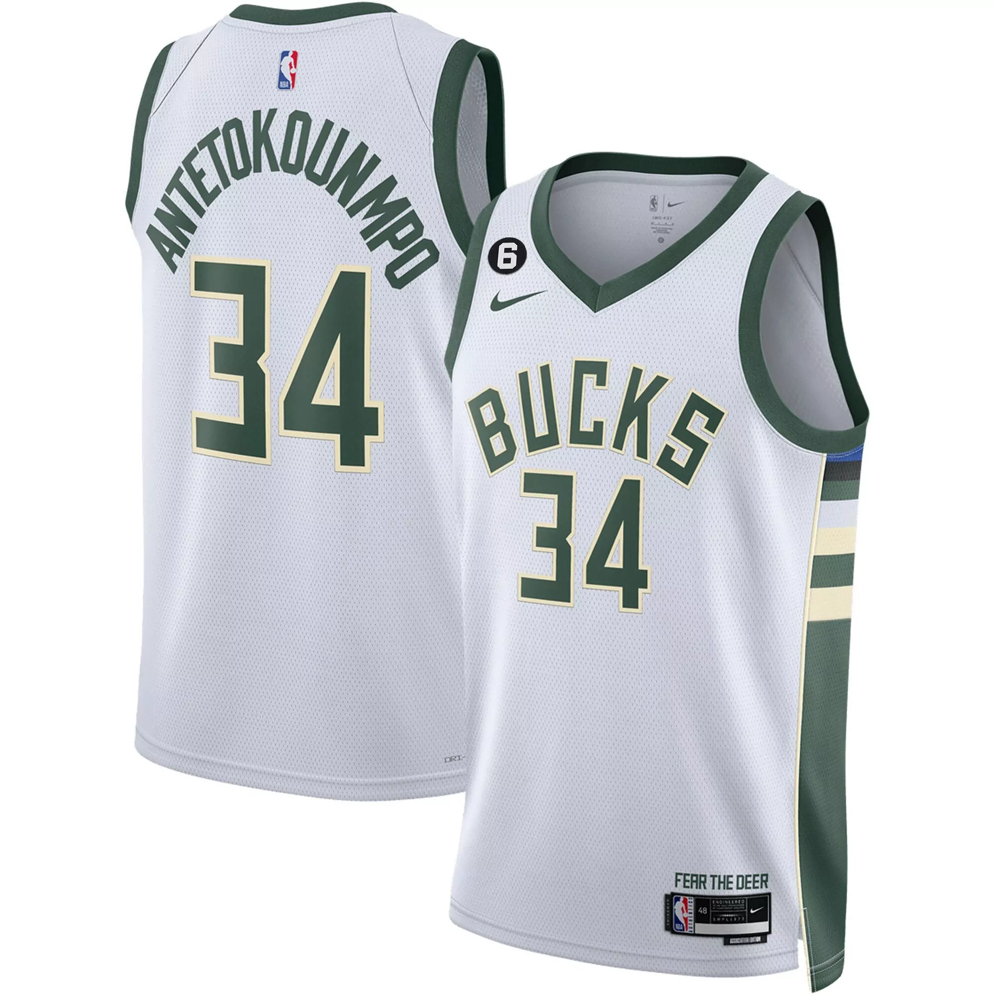 icon youth mens milwaukee bucks 6 patch collection jersey all stitched