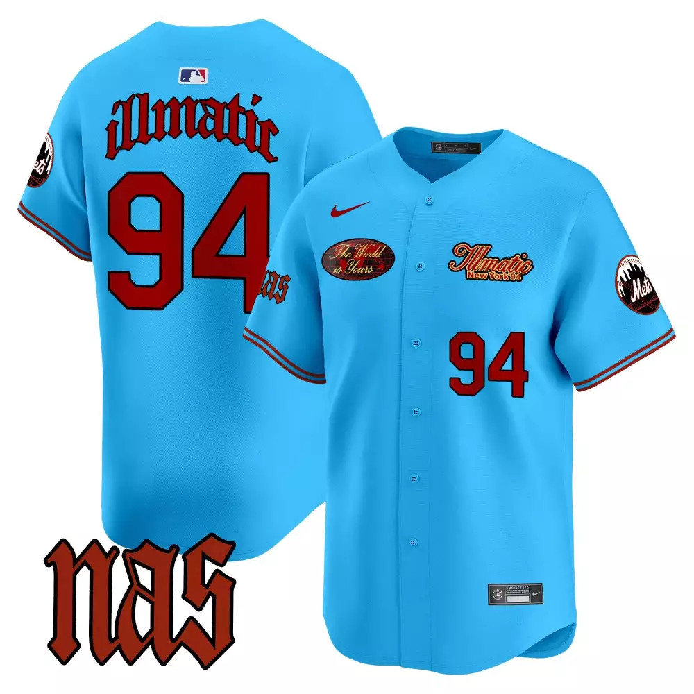 illmatic 1994 illmatic womens new york mets nas illmatic vapor premier limited jersey v2 all stitched