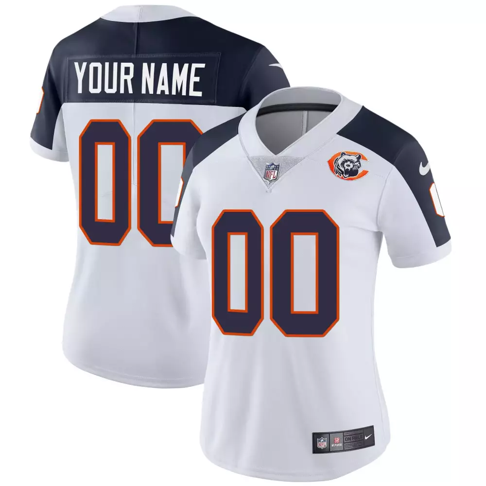 Inverted Men Chicago Bears Throwback Vapor Custom Jersey | All Stitched | Fan Gear for Men