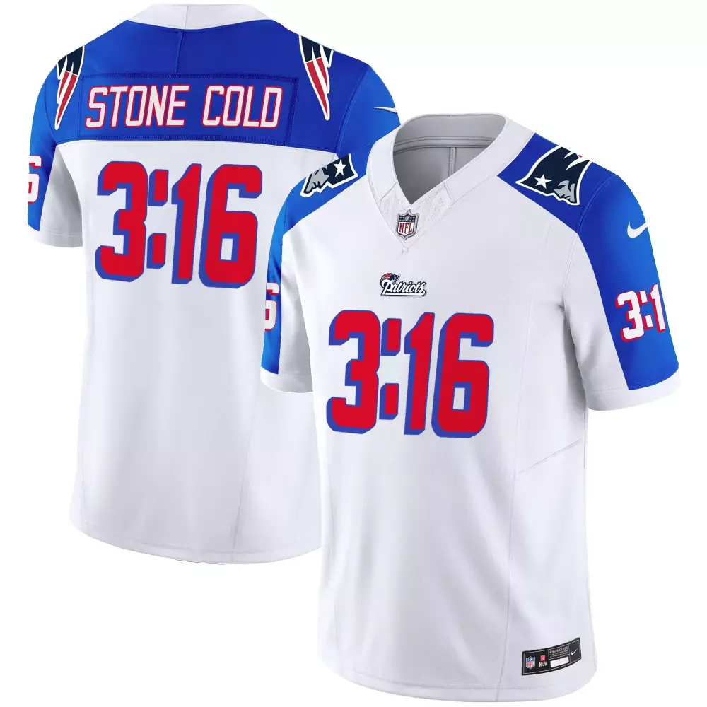 inverted youth new england patriots stone cold steve austin jersey all stitched