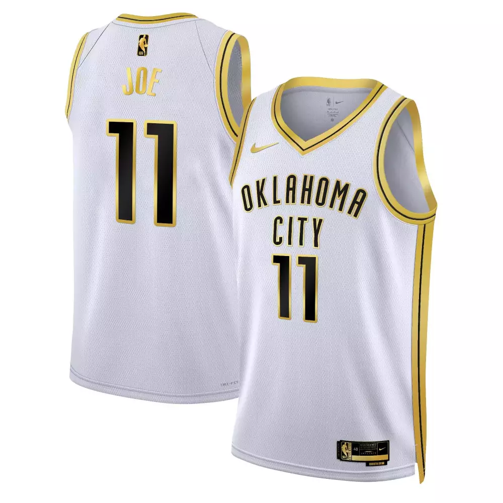isaiah joe icon mens oklahoma city thunder swingman jersey v2 all stitched