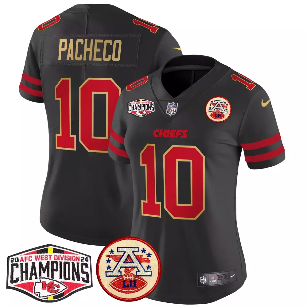 isiah pacheco gold trim mens kansas city chiefs super bowl lviii pattern gold vapor jersey v2 all stitched