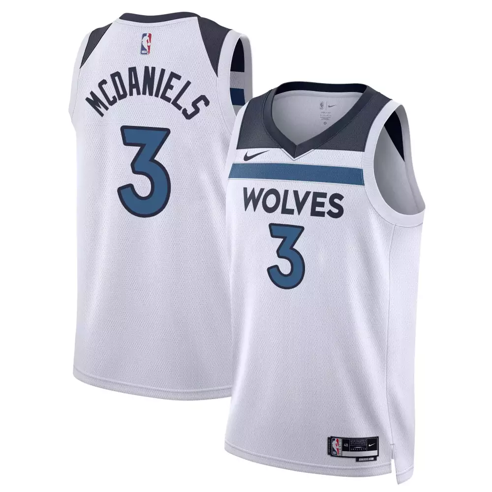 jaden mcdaniels association mens minnesota timberwolves 35th season minnesota patch swingman jersey all stitched