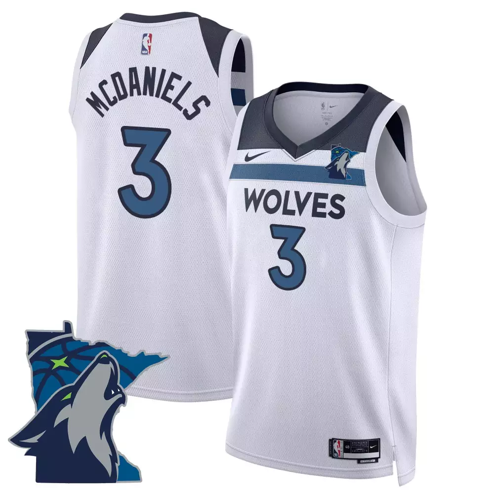jaden mcdaniels association mens minnesota timberwolves 35th season minnesota patch swingman jersey all stitched