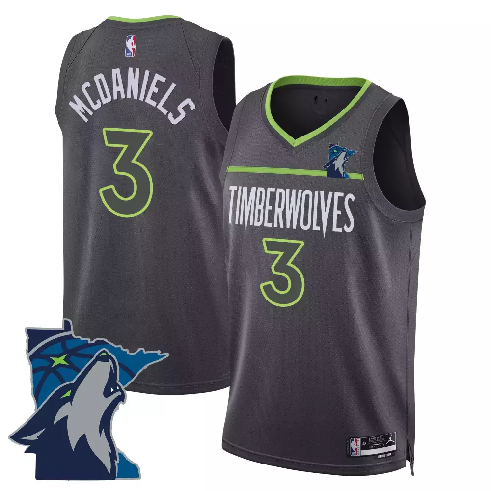 jaden mcdaniels icon mens minnesota timberwolves swingman jersey v2 minnesota patch all stitched