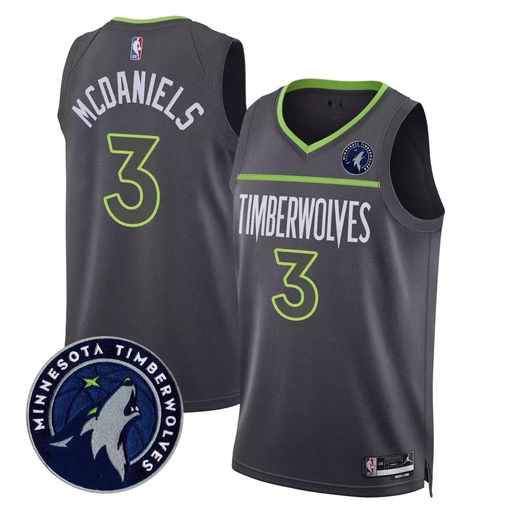 jaden mcdaniels icon mens minnesota timberwolves swingman jersey v2 minnesota patch all stitched