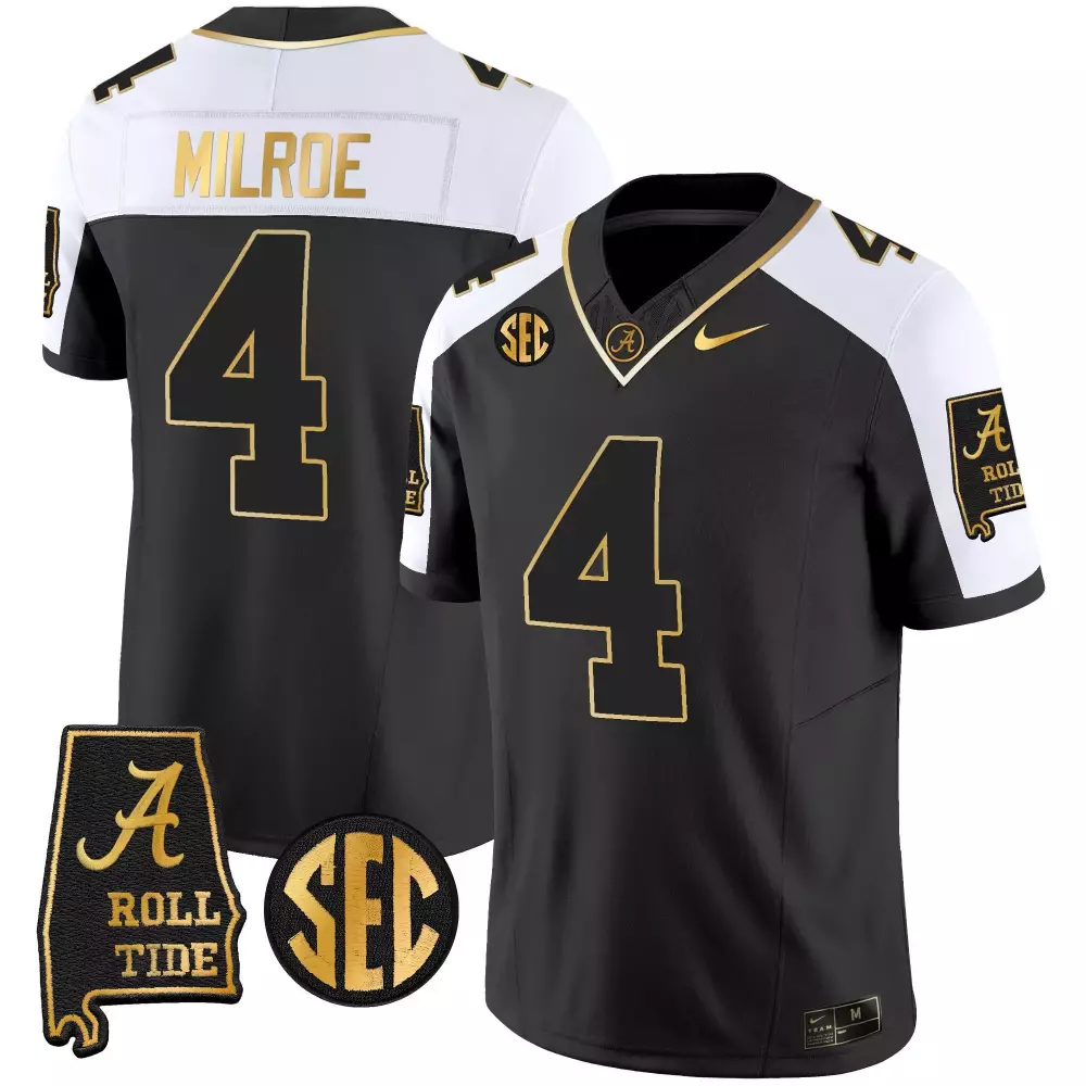 jalen milroe alternate mens alabama crimson tide vapor gold jersey v3 alabama map all stitched