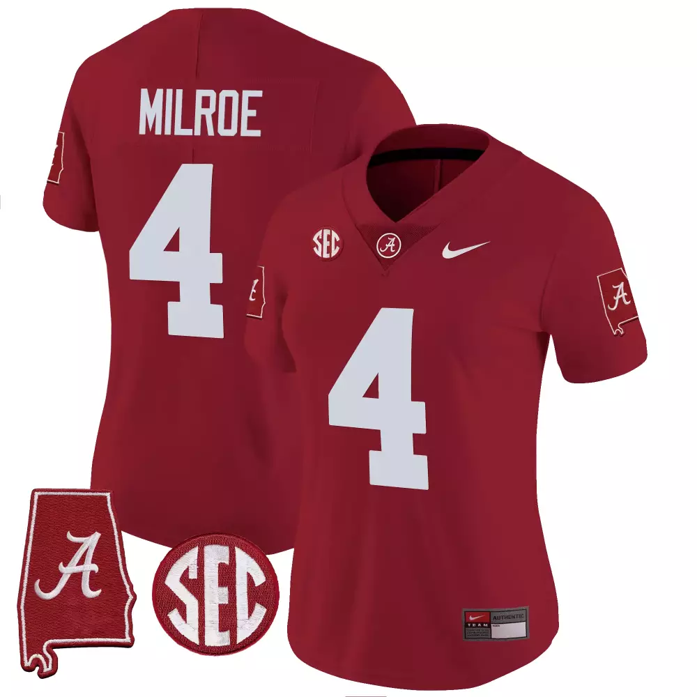 Jalen Milroe Alabama Crimson Tide Vapor Gold Jersey V3 | Black Gold Style | Stitched Fan Gear for Men, Women & Youth