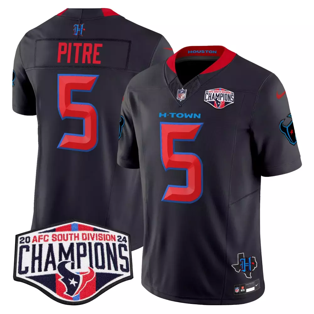 Jalen Pitre Houston Texans 2024 Navy Limited Men's Baseball Jersey | All Stitched Design | Perfect Fan Gear | For Men, Women & Youth