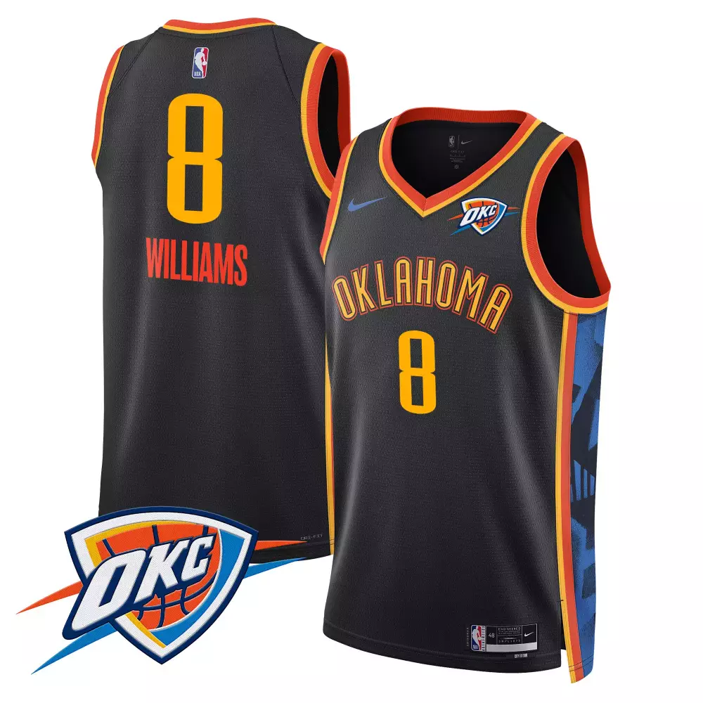 jalen williams 2425 city mens oklahoma city thunder 2025 finals swingman jersey all stitched