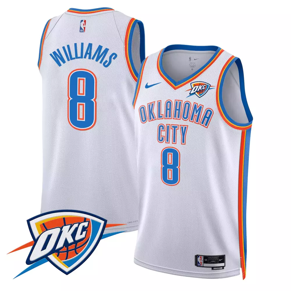 jalen williams association mens oklahoma city thunder swingman jersey oklahoma patch all stitched
