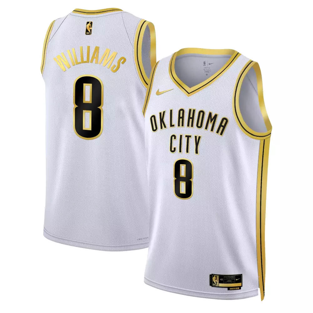 jalen williams icon mens oklahoma city thunder swingman jersey oklahoma patch all stitched