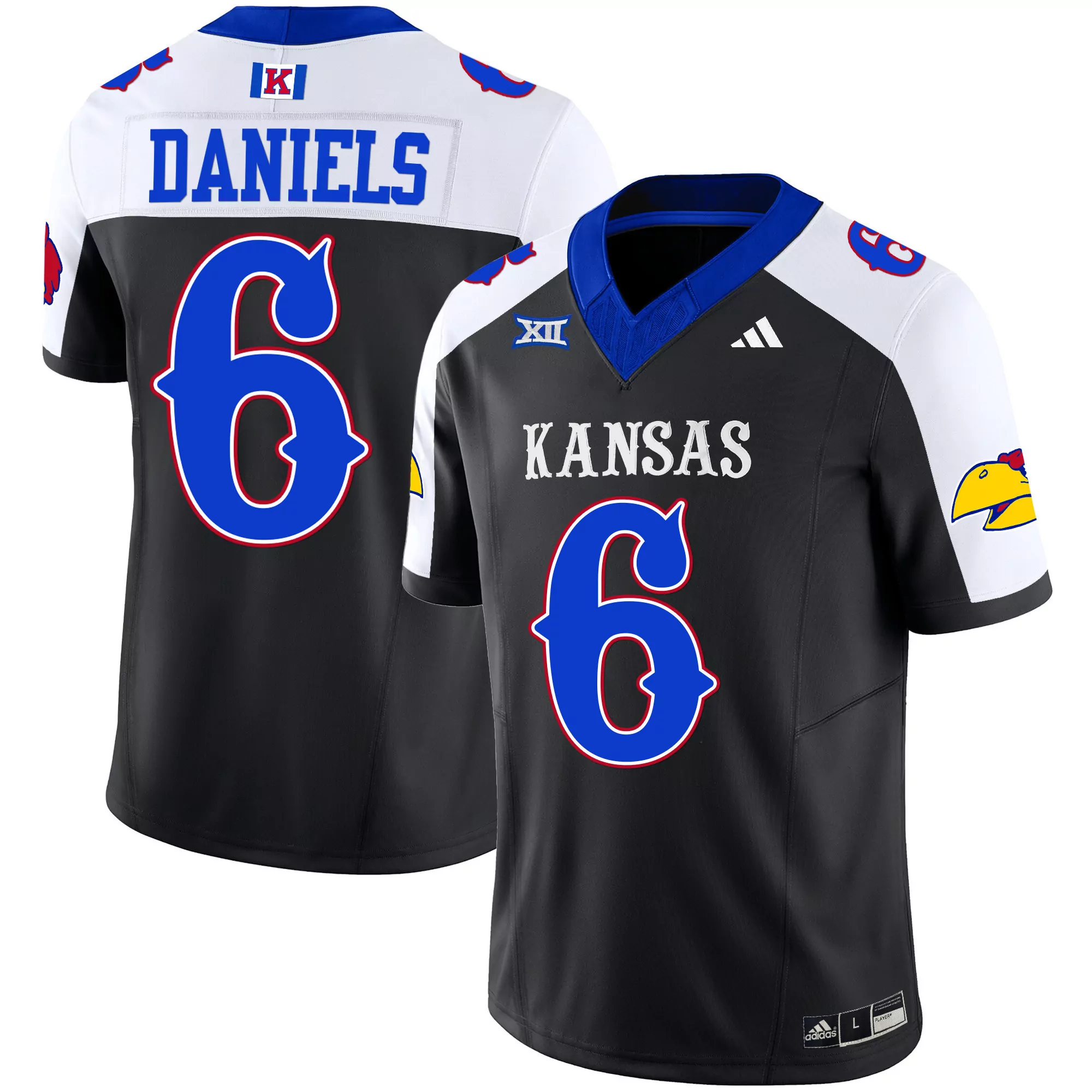 inverted youth kansas jayhawks blackhawk gold vapor custom jersey all stitched
