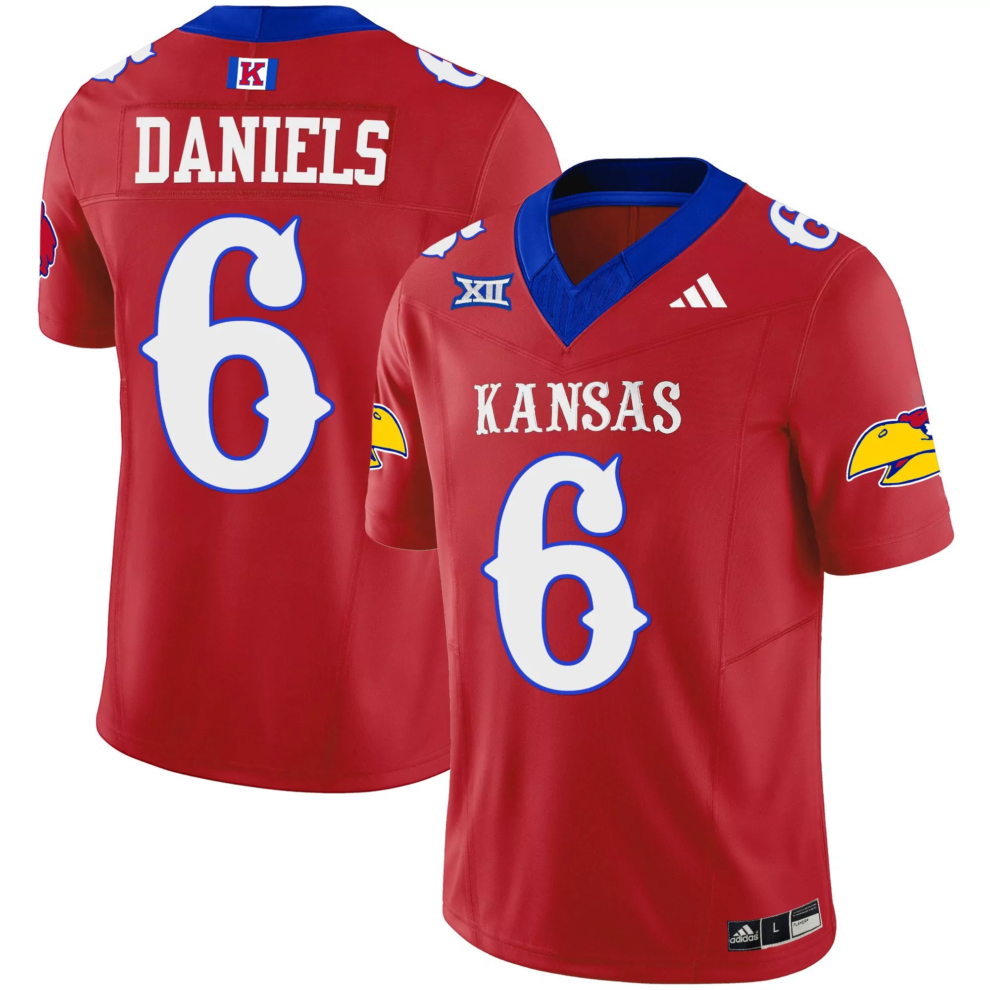jalon daniels inverted mens kansas jayhawks blackhawk gold vapor jersey all stitched