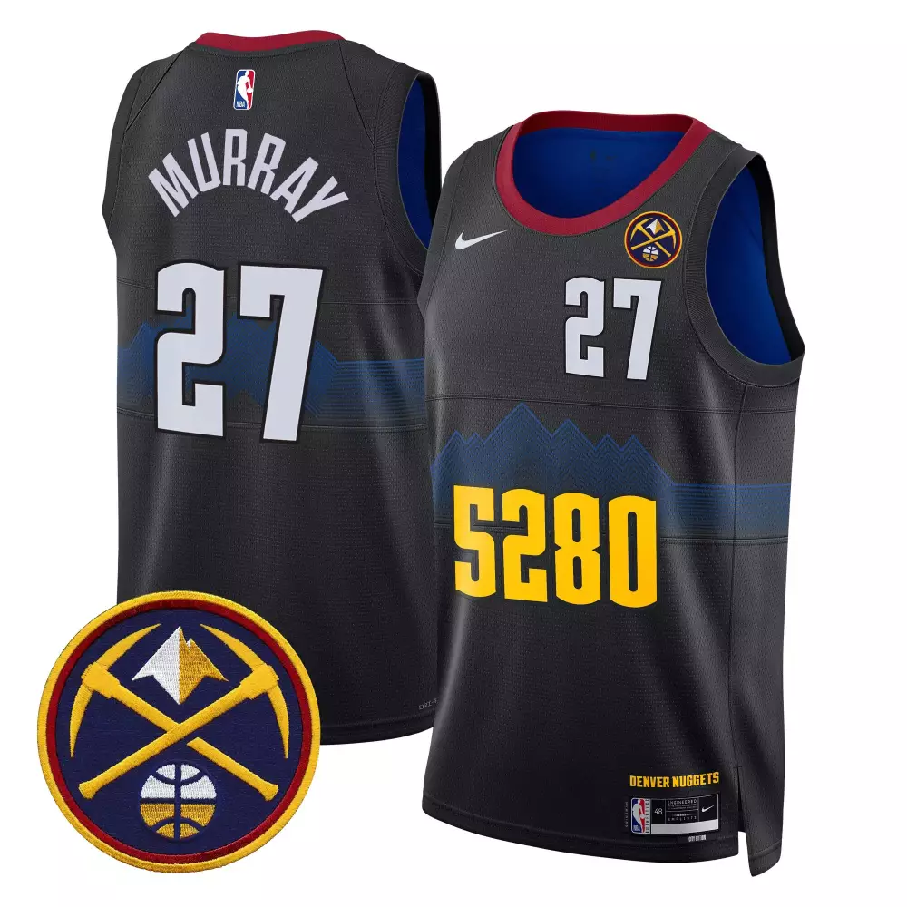 jamal murray 5280 city mens denver nuggets 2023 finals champions patch jersey v2 all stitched