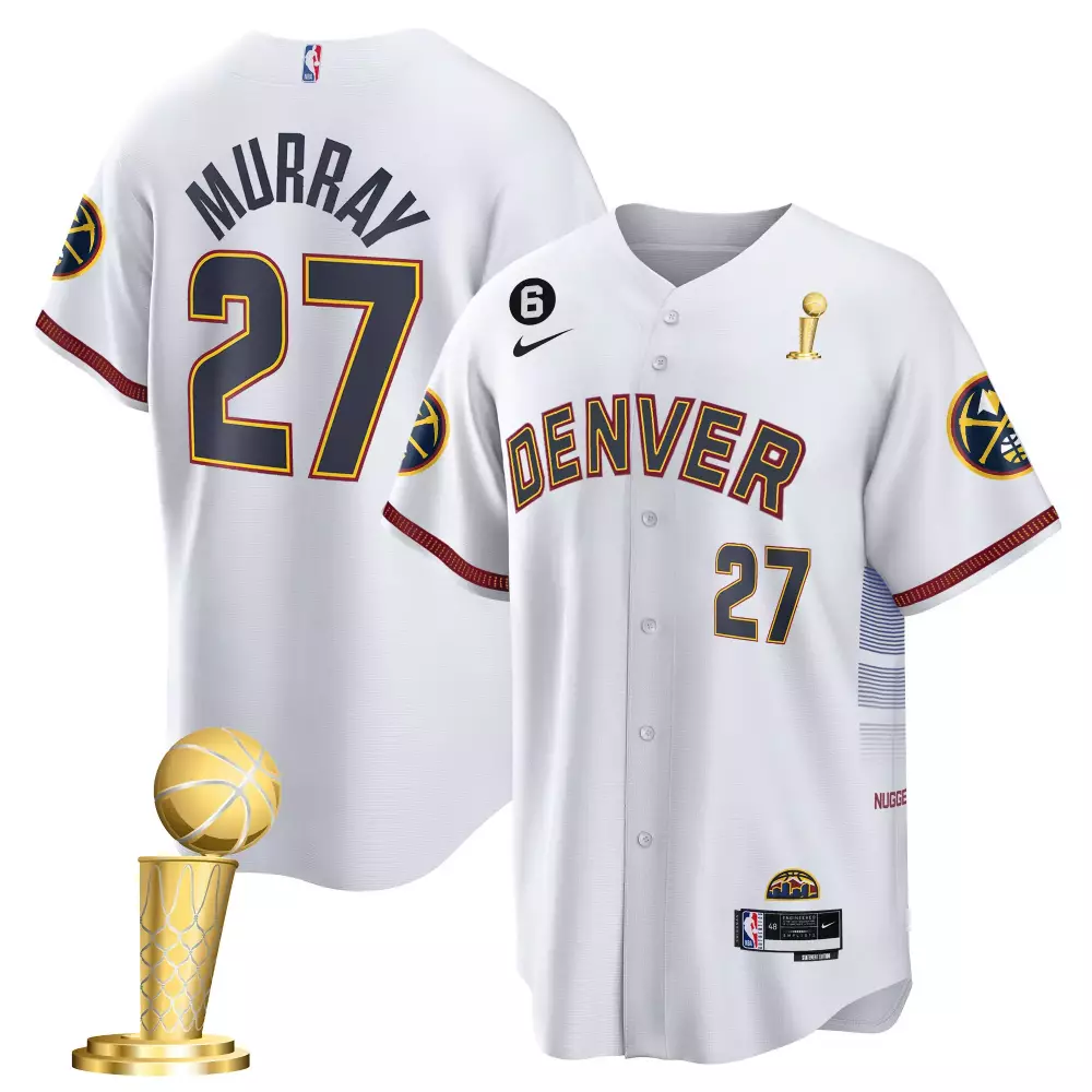jamal murray city mens denver nuggets 2023 champions cool base jersey all stitched