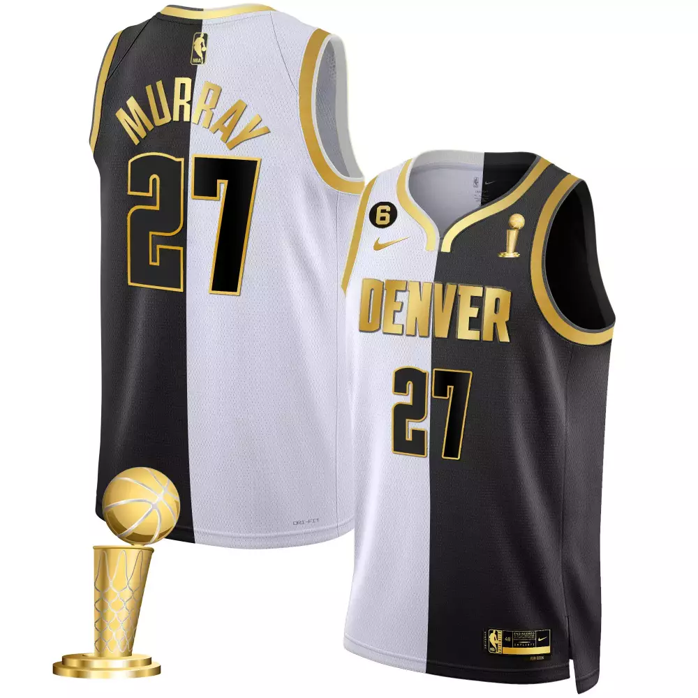 jamal murray icon youths denver nuggets 2023 finals patch collection jersey all stitched