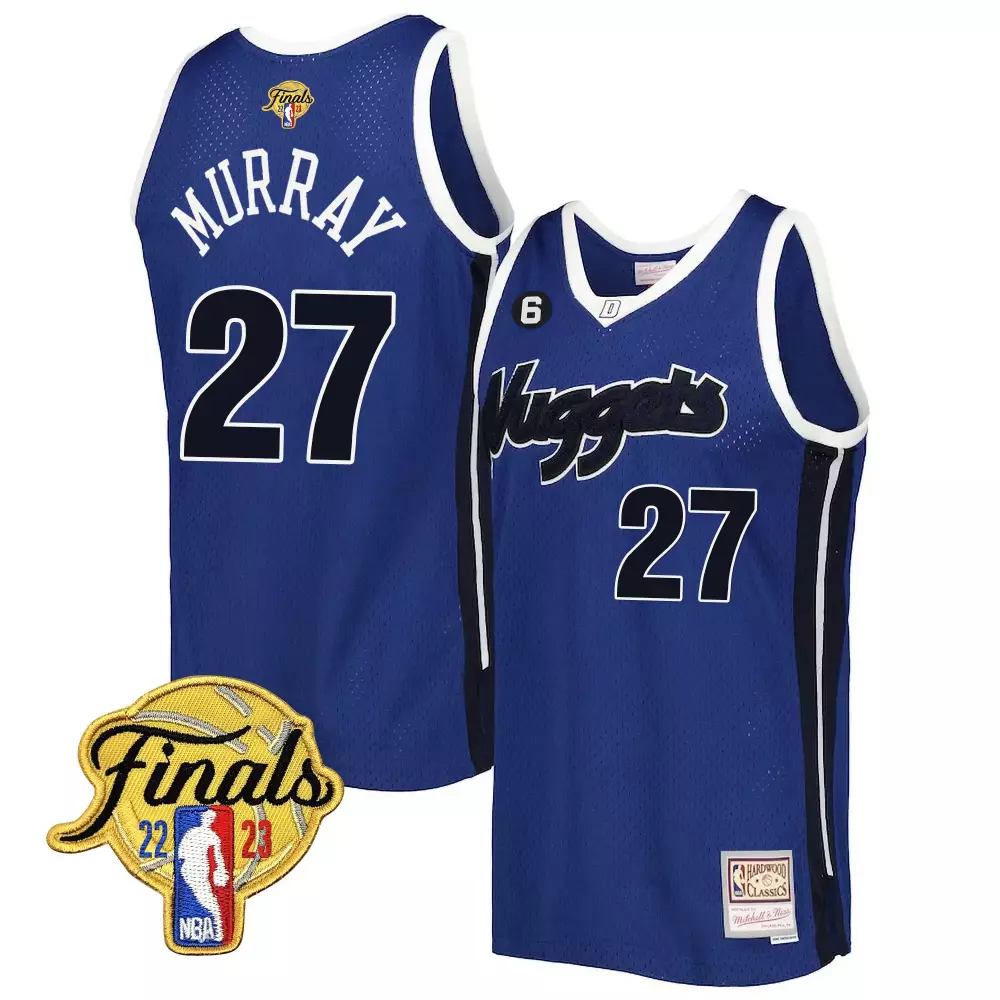 jamal murray swingman mens denver nuggets 2023 finals patch collection jersey v2 all stitched