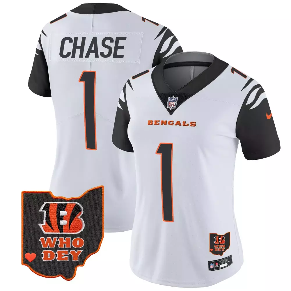 Jamarr Chase Cincinnati Bengals Color Rush Vapor Limited Jersey | Stitched | Gift Idea for Women, Men & Youth