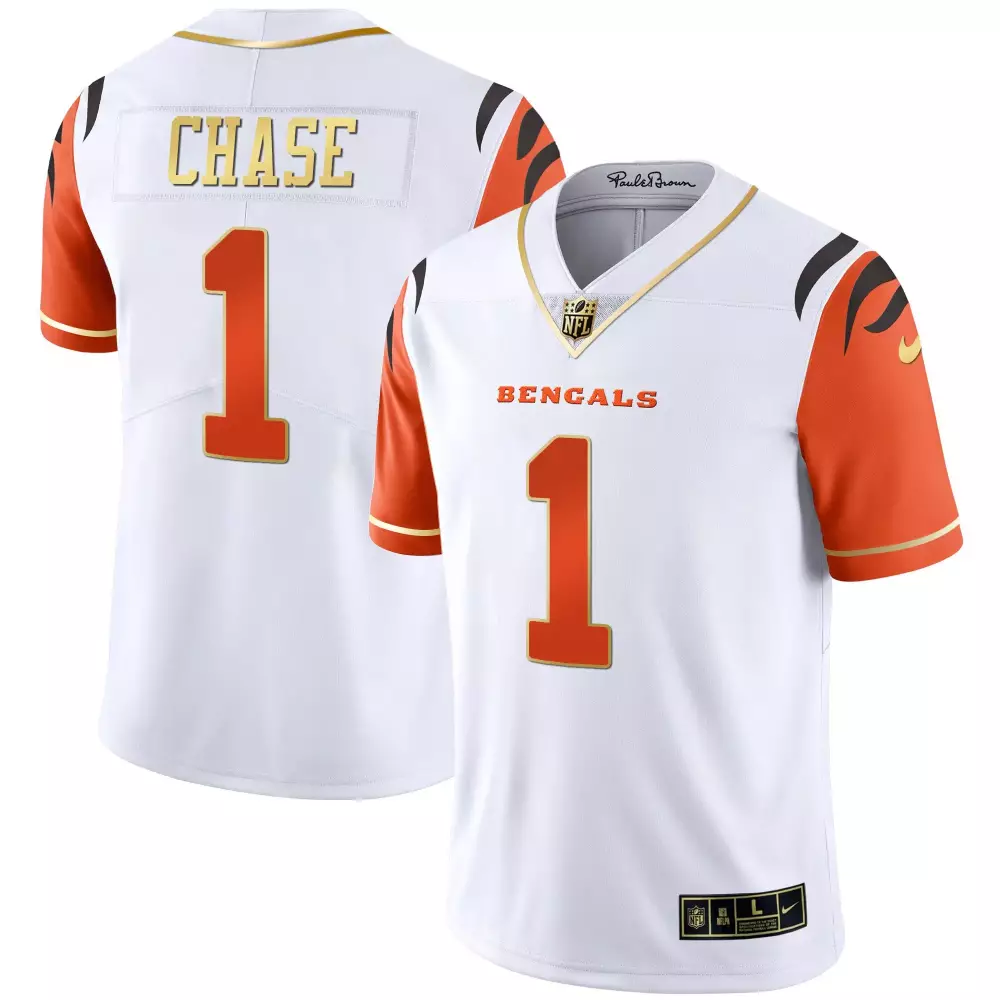 Jamarr Chase Cincinnati Bengals Black Game Jersey | Stylish Fan Gear | Perfect for Game Day | For Men, Women & Youth