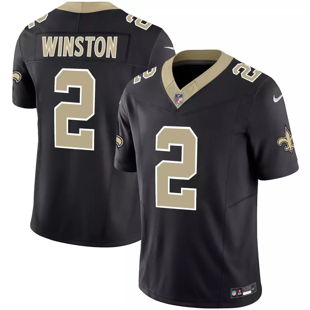 jameis winston black mens new orleans saints 1987 legacy vapor limited jersey v2 all stitched
