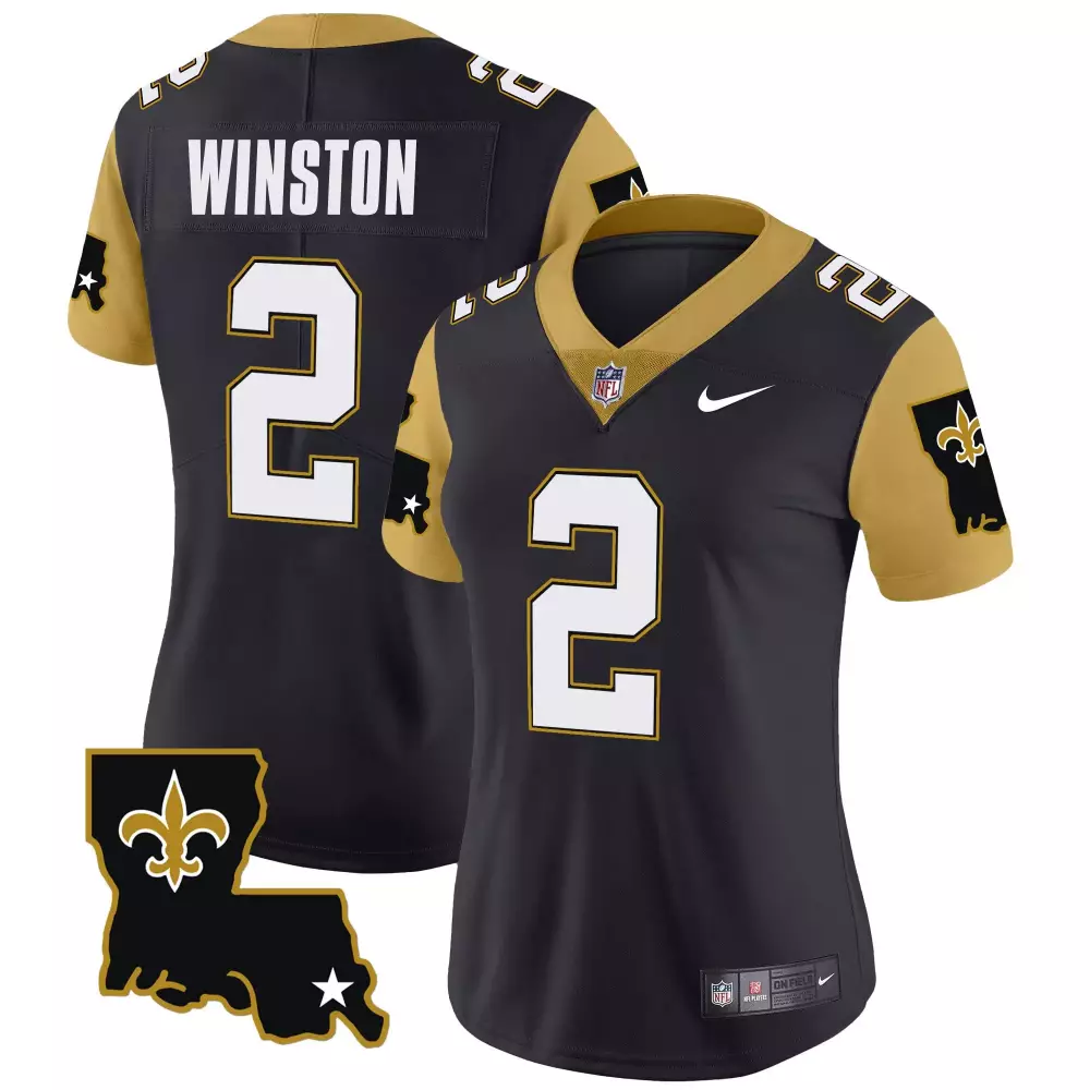 jameis winston black sleeves mens new orleans saints vapor limited jersey new orleans patch all stitched