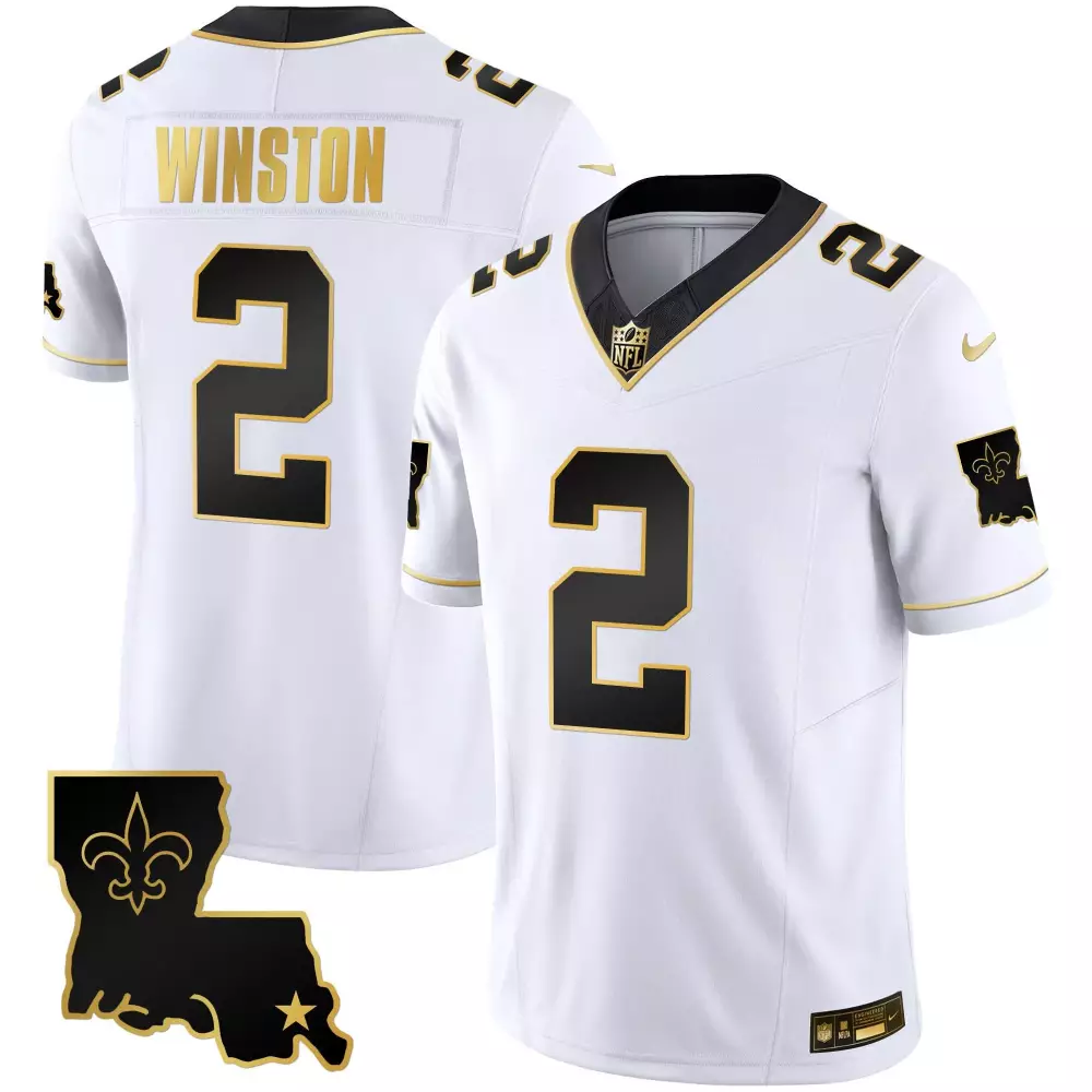 jameis winston salute to service mens new orleans saints black gold jersey all stitched