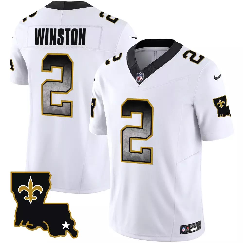 jameis winston salute to service mens new orleans saints black gold jersey all stitched