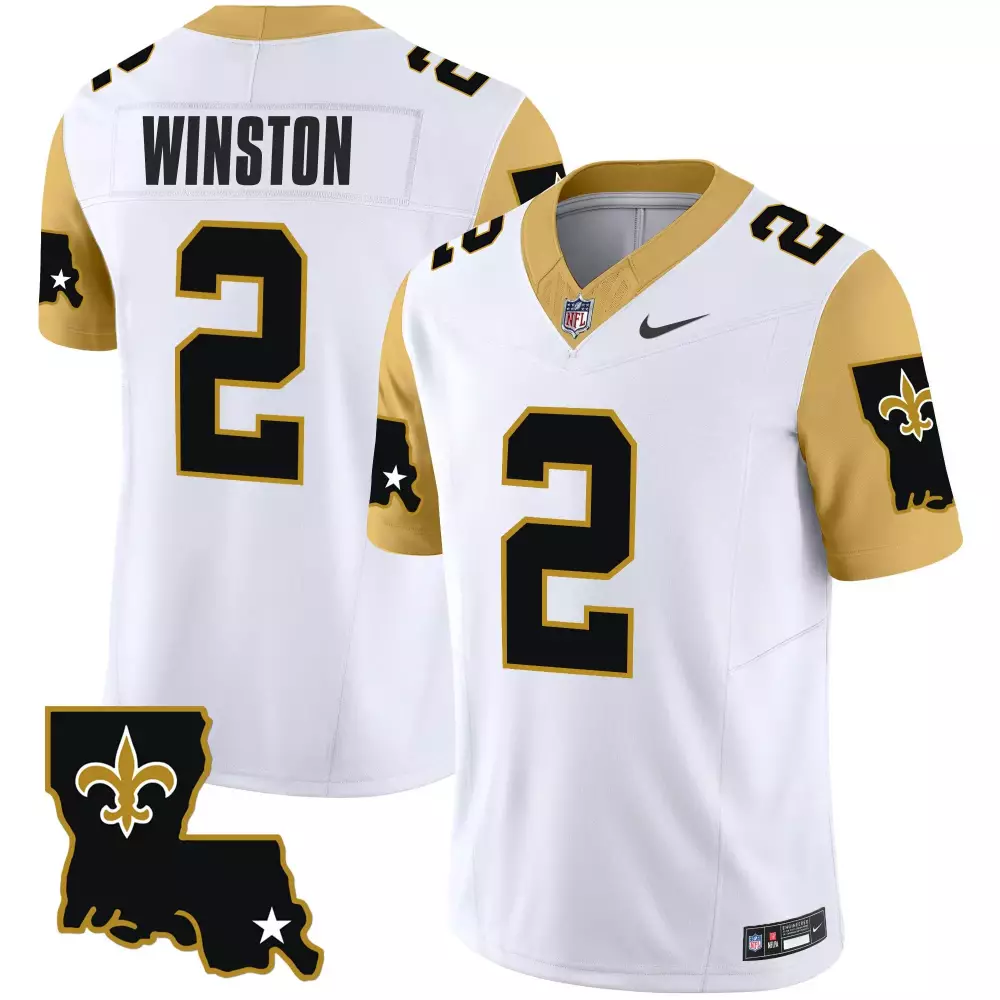 jameis winston salute to service mens new orleans saints black gold jersey all stitched