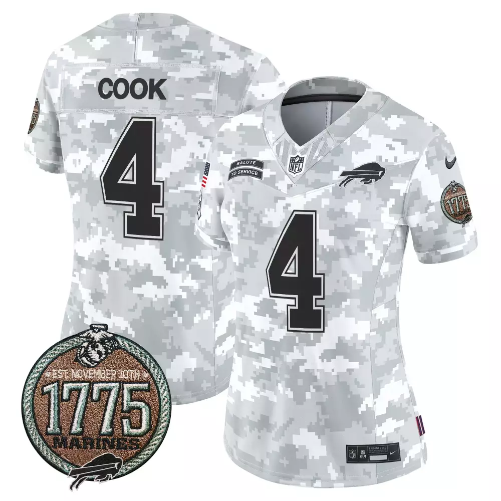 james cook black womens buffalo bills new york patch vapor limited jersey all stitched