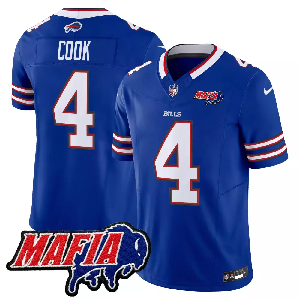 james cook royal mens buffalo bills 2023 afc east champions patch vapor jersey all stitched