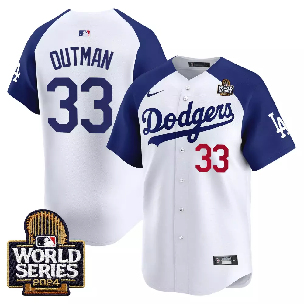 james outman alternate royal womens los angeles dodgers world series champions patch gold trim jersey all stitched